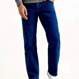 Wrangler Five Star Premium Denim Flex Relaxed Fit Jeans 32x32 Blue Stretch